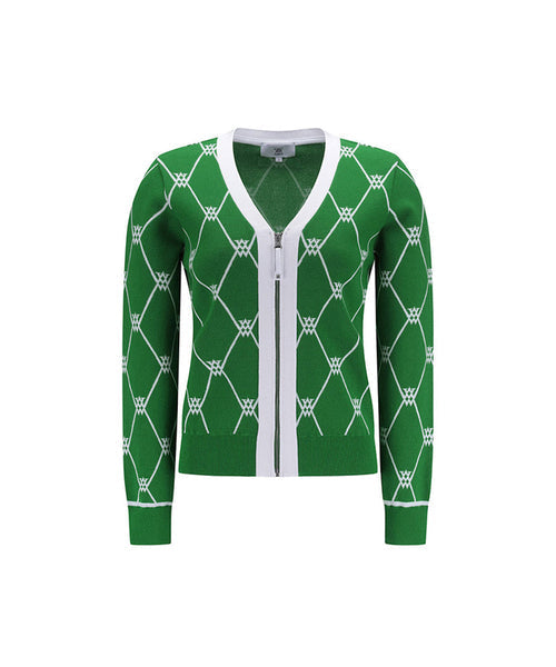 ANEW Golf:  Women Monogram Logo Entrasia Cardigan