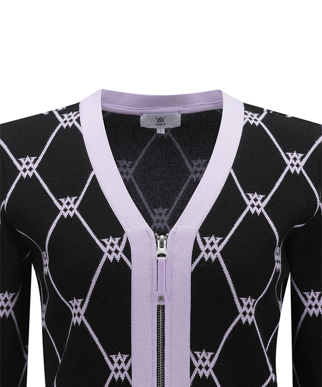 ANEW Golf:  Women Monogram Logo Entrasia Cardigan